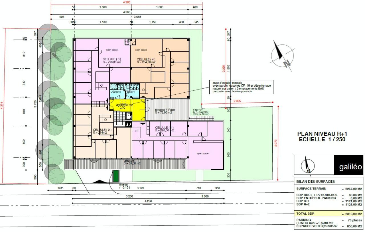 Bureau Le Haillan 2310m² Vente bureau Le Haillan Gironde OVBUR2003458 2